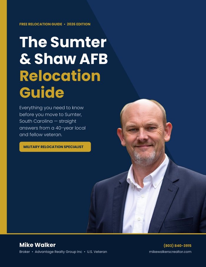 The Sumter and Shaw AFB Relocation Guide cover
